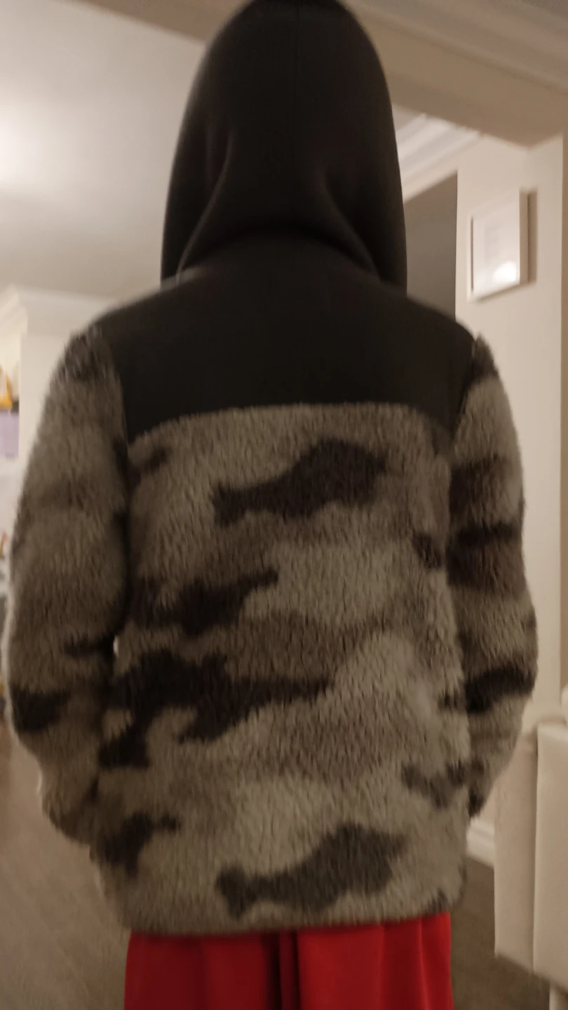 OshKosh B'gosh Camo Fleece Hooded Jacket - L/10-12 - photo 5
