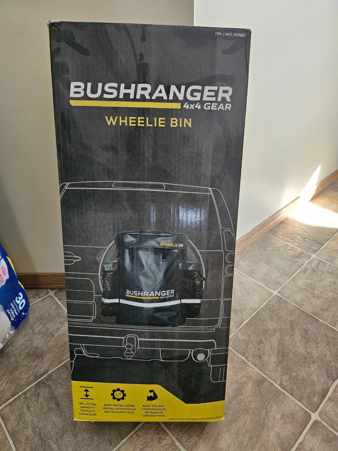 BUSHRANGER 4x4 GEAR Wheelie Bin - New in Box!