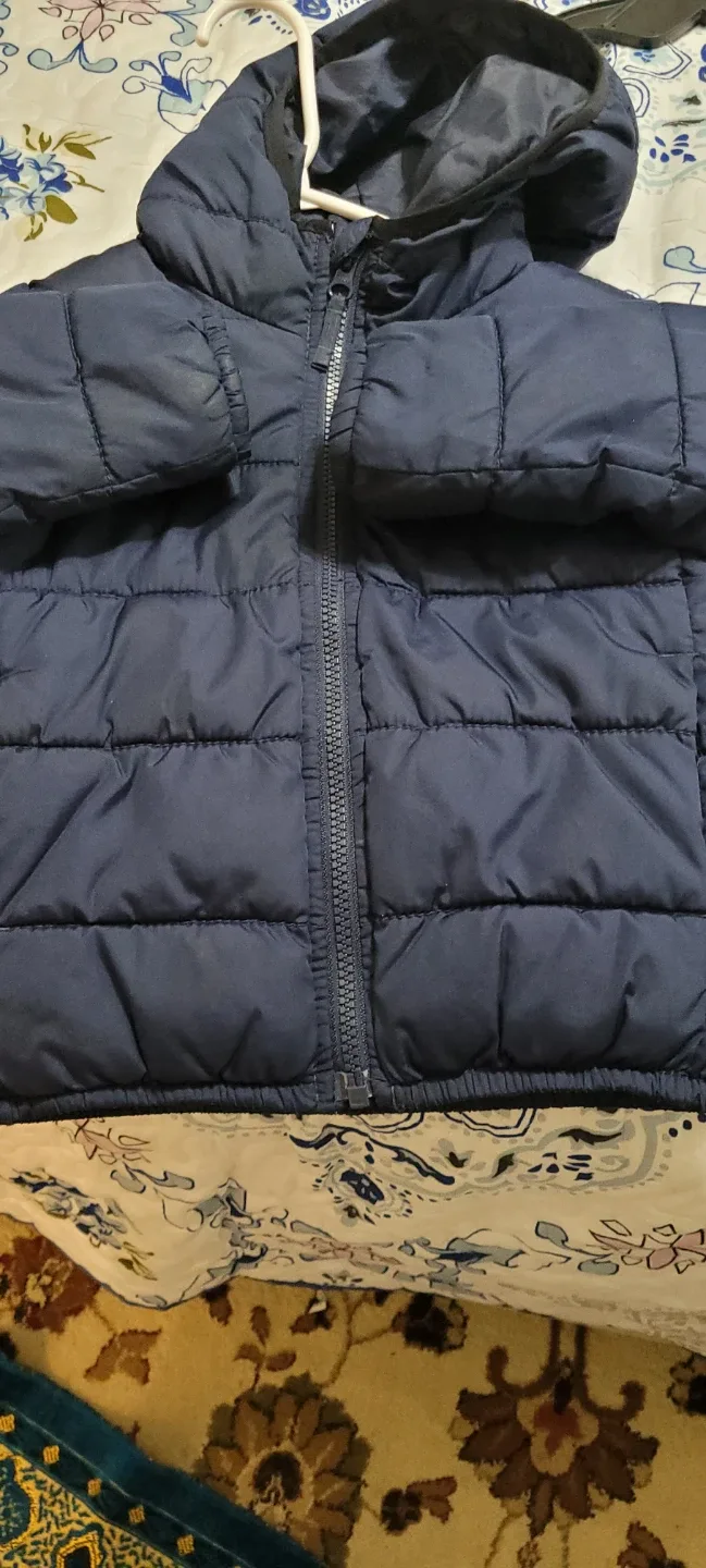 Navy Blue Puffer Jacket image indicator(2)