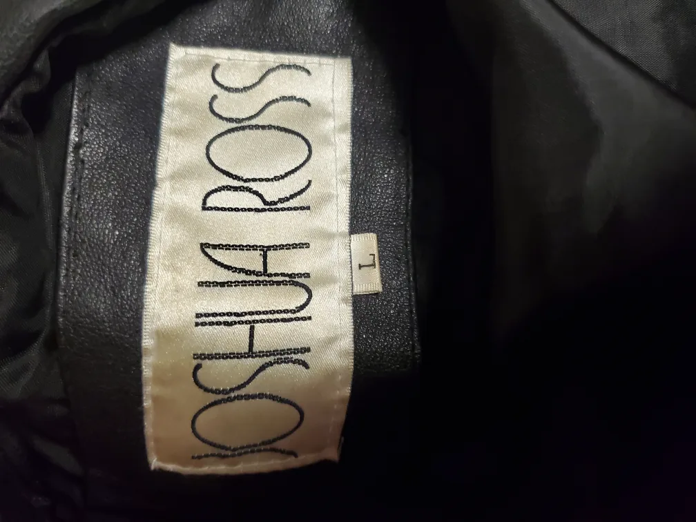 Joshua Ross Leather Jacket - Size L image indicator(2)