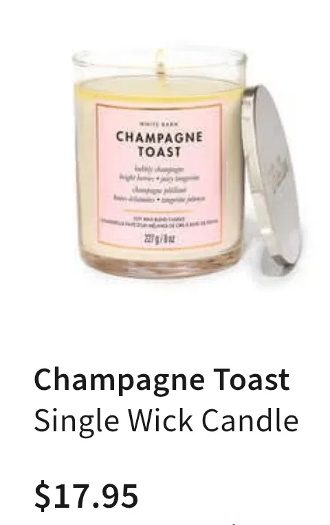 Brand New - Champagne Toast set from Bath and Bodyworks image indicator(2)