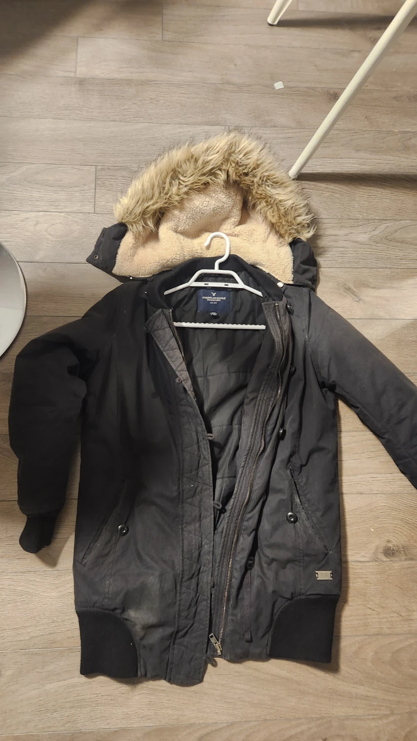 American Eagle Outfitters Black Winter Coat - Men's Size XS - photo 2