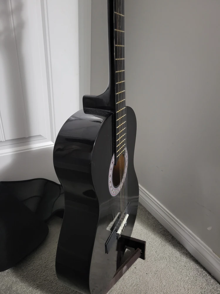 Rosefinch Black Acoustic Guitar - photo 3