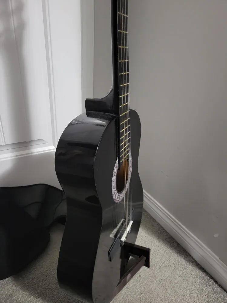 Rosefinch Black Acoustic Guitar image indicator(3)