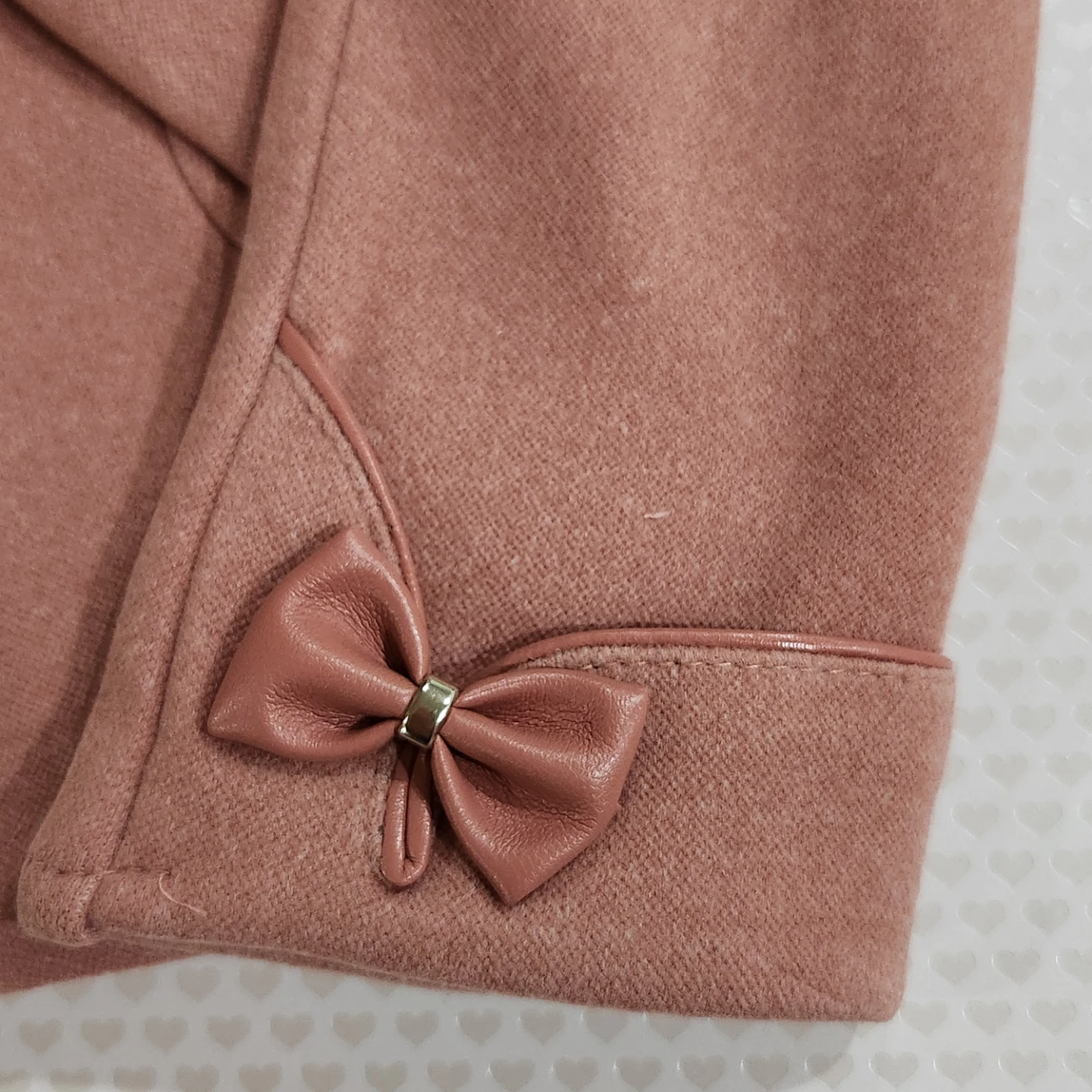Pink Touchscreen Gloves with Bow Detail - photo 2