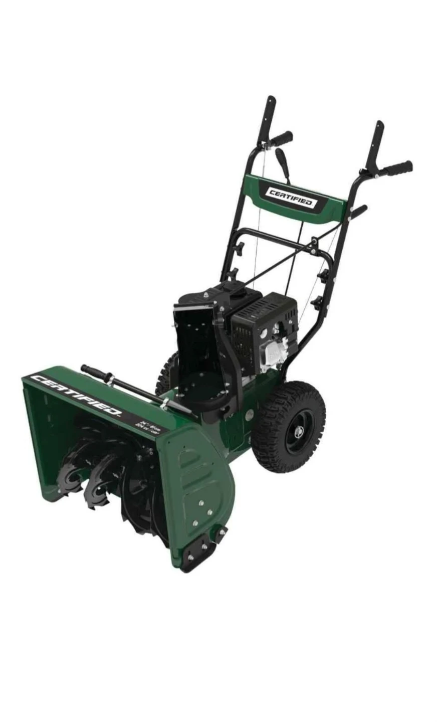 Certified 224cc 2-Stage Gas Snowblower 24-in - photo 3