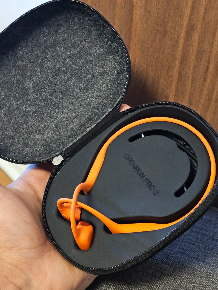 NEW Shokz OpenRun Pro 2 Orange Headphones image indicator(2)