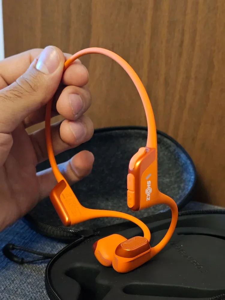 NEW Shokz OpenRun Pro 2 Orange Headphones image indicator(3)