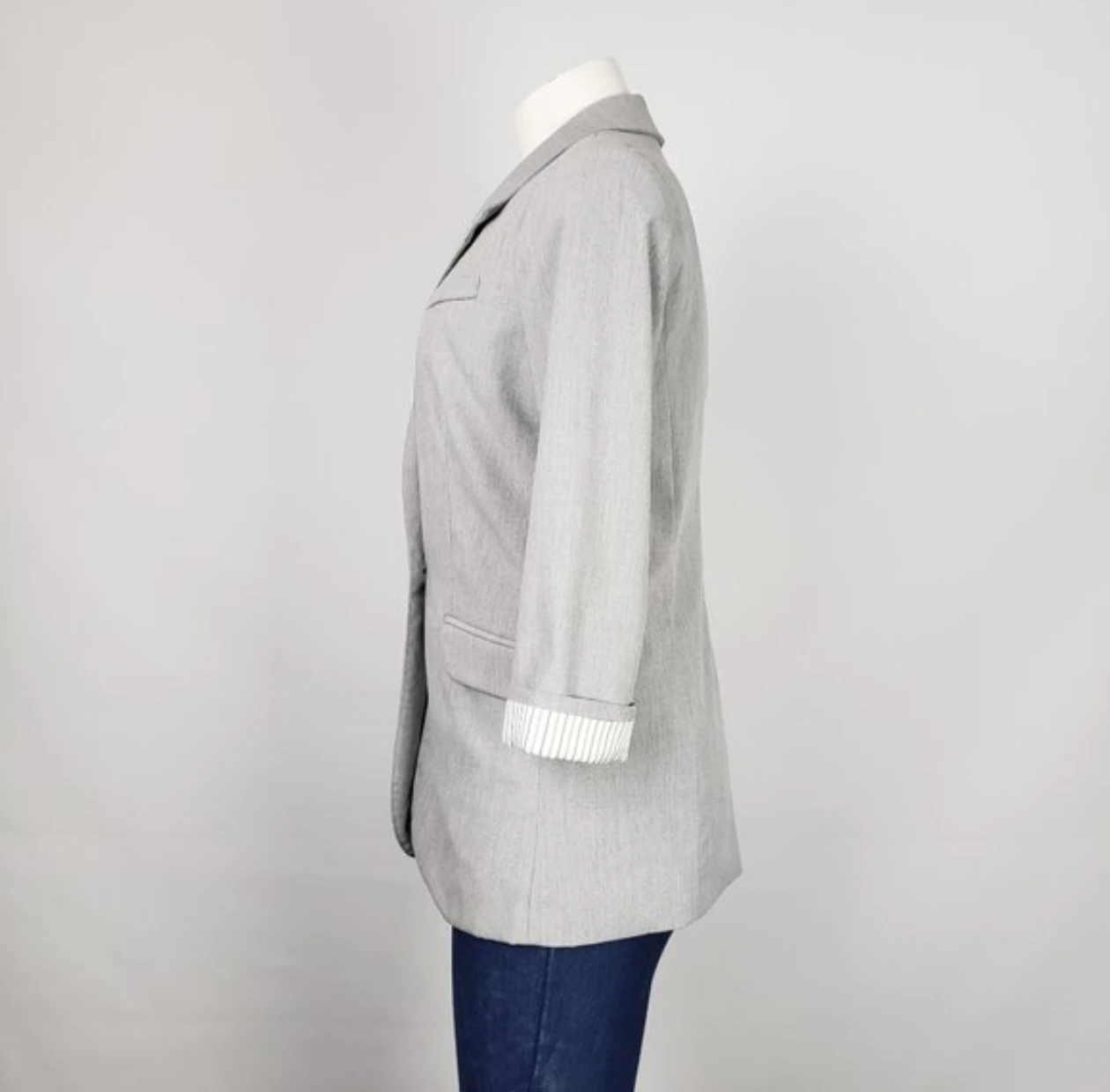 Dynamite Grey Boyfriend Blazer Size M - photo 2