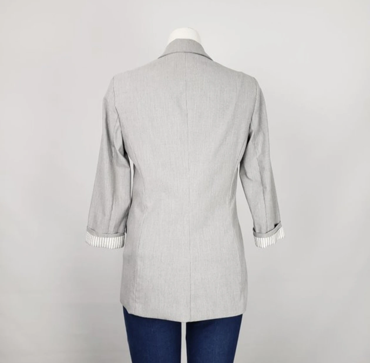 Dynamite Grey Boyfriend Blazer Size M - photo 3