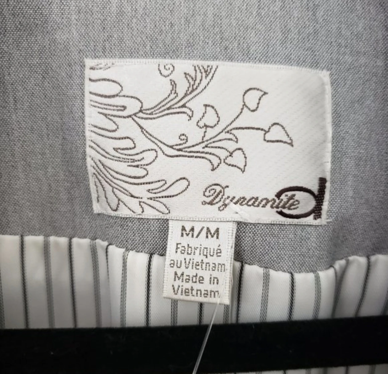 Dynamite Grey Boyfriend Blazer Size M - photo 4