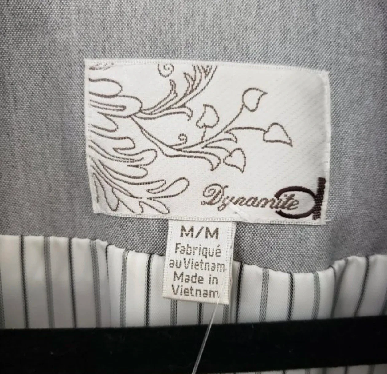 Dynamite Grey Boyfriend Blazer Size M image indicator(4)