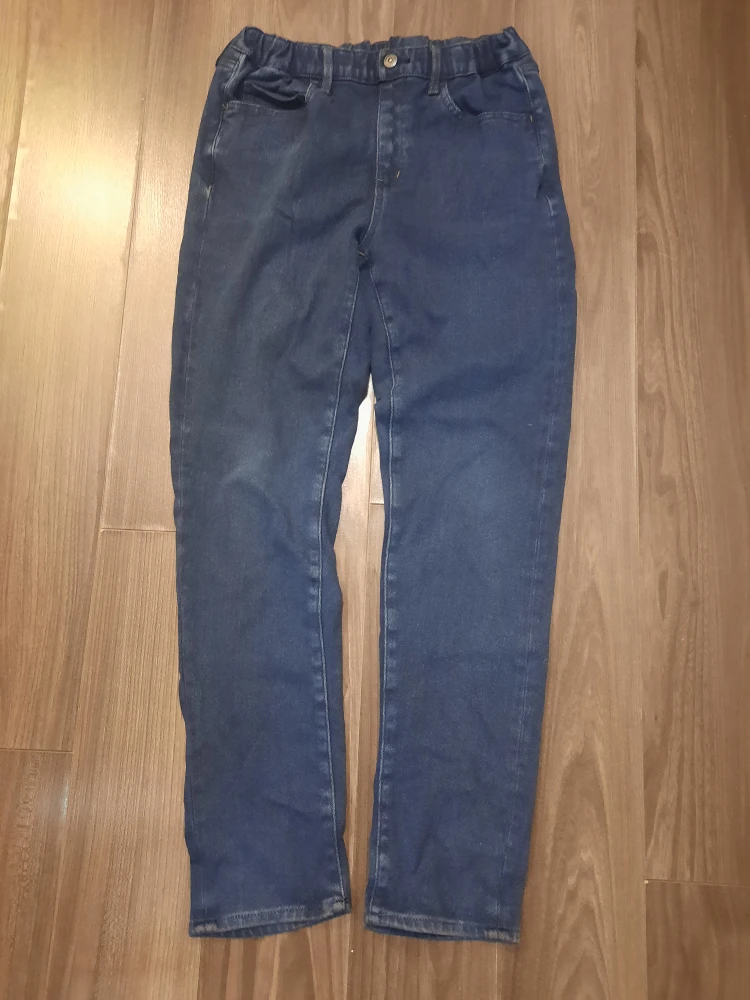 $8 Uniqlo HEATTECH Warm Lined Denim Pants Kid's size 13