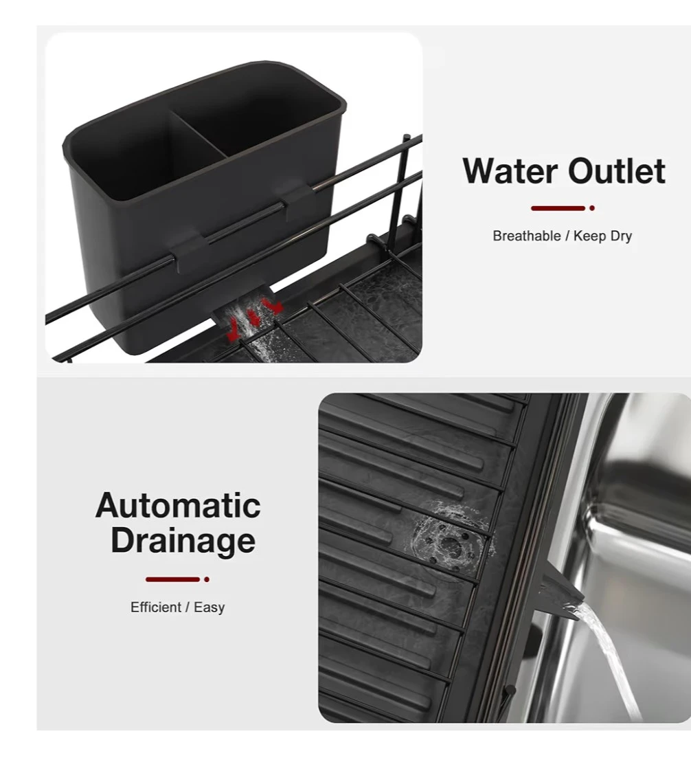 Adjustable Expandable Dish Drying Rack - photo 4