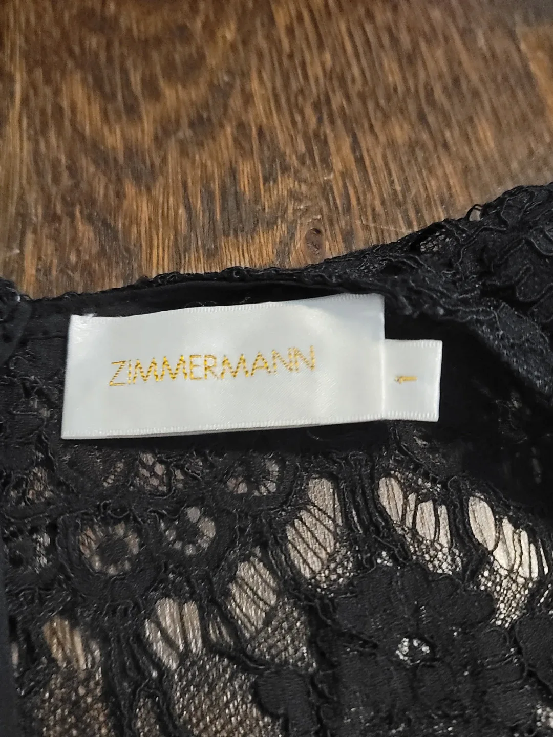 Zimmermann Black Lace Romper Size 1 image indicator(2)