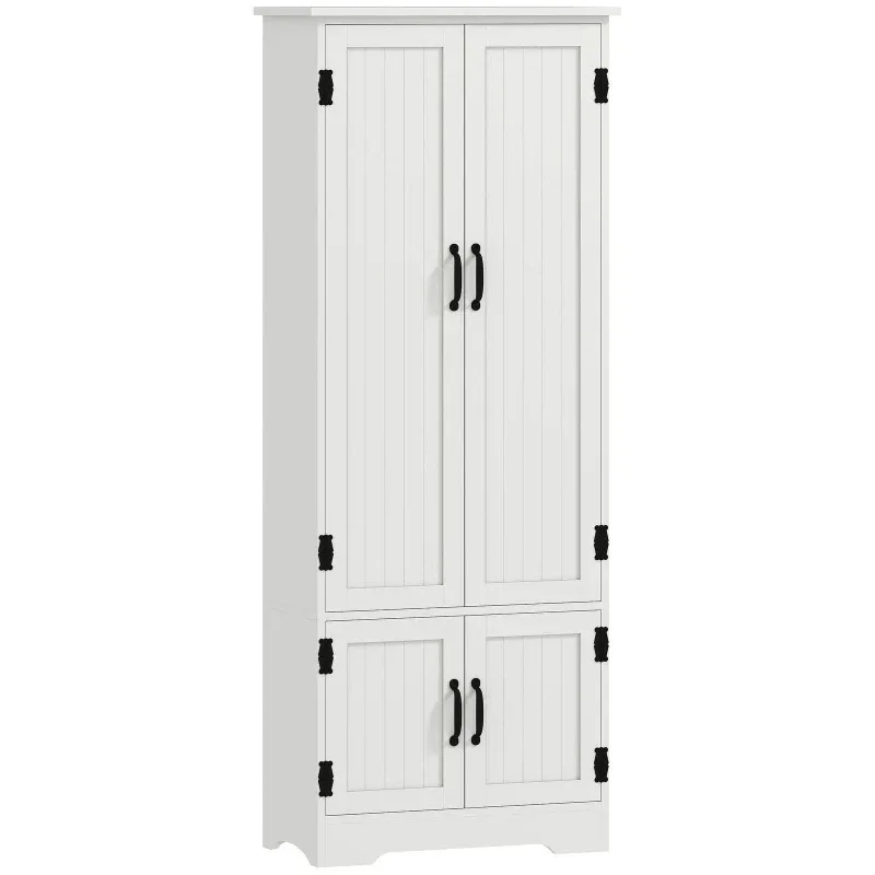 White Farmhouse Tall Cabinet