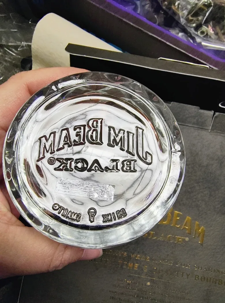 New Jim Beam Black Lowball Rock Glasses (10 glasses total)