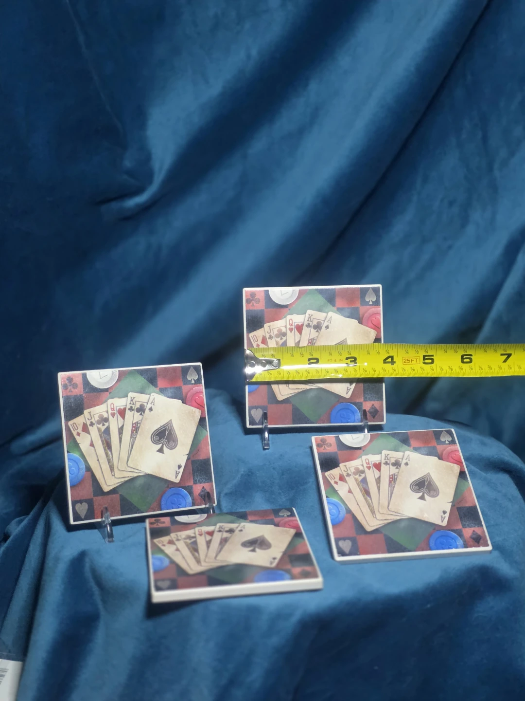 Playing Card Coasters (Set of 4) Vintage - photo 2