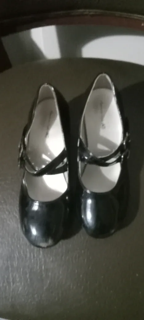 Toddler Girls Black Patent Dress Shoes Size 13