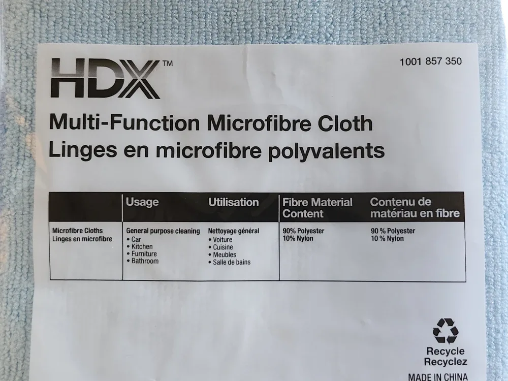 Home Depot HDX Brand - AA Batteries, Microfiber cloth, Zip Ties image indicator(9)