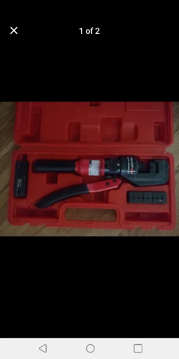 Harbor freight Hydraulic Crimper w/ Case