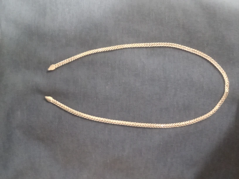 Vintage 925 Silver Herrinbone Chain Necklace - photo 3