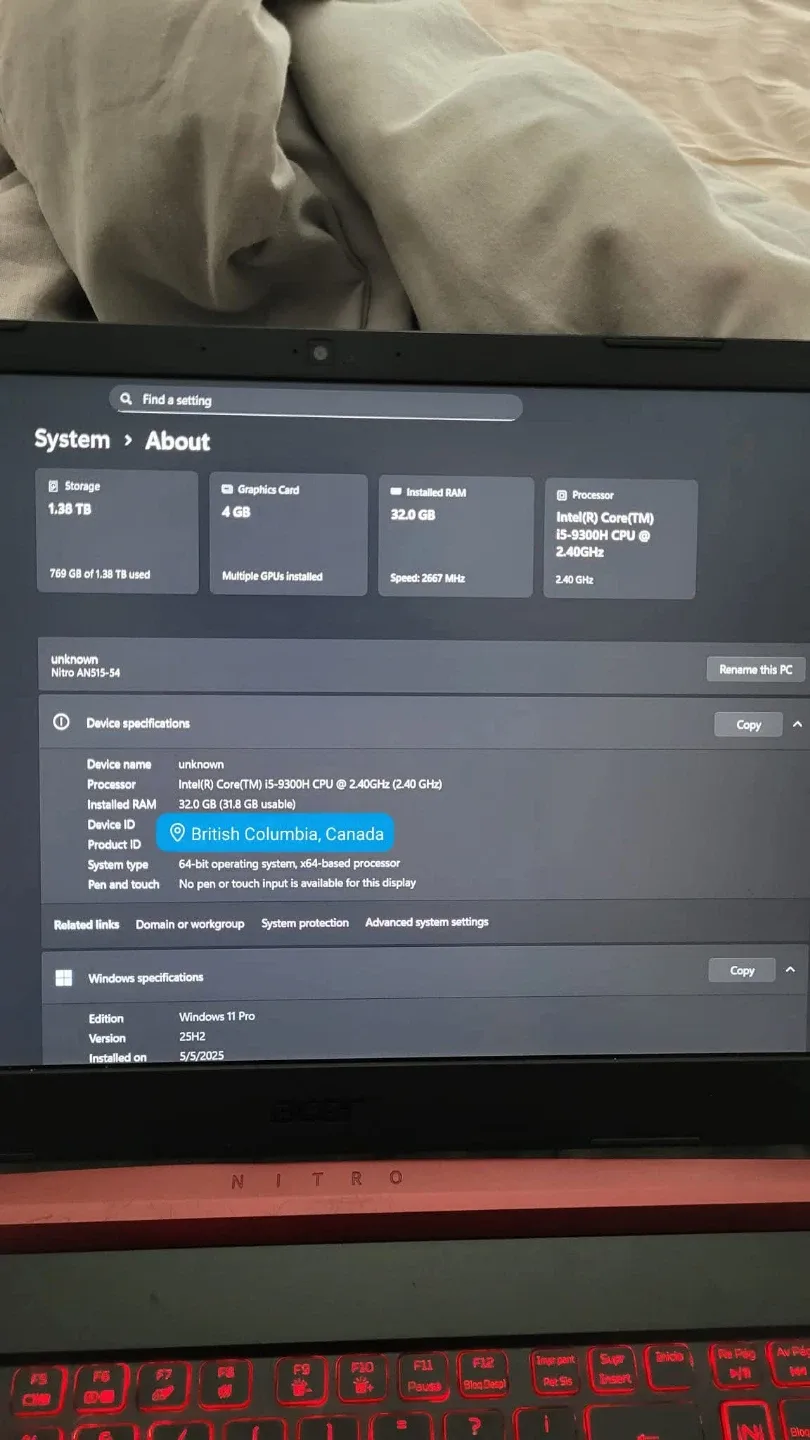 Acer Nitro 5 Laptop Gaming image indicator(2)