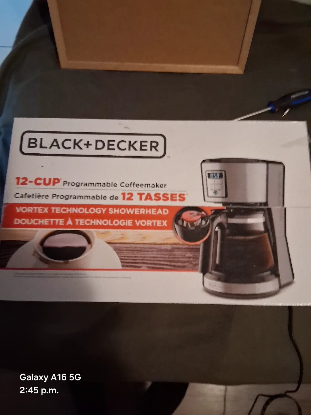 Black+Decker 12-Cup Programmable Coffeemaker - New