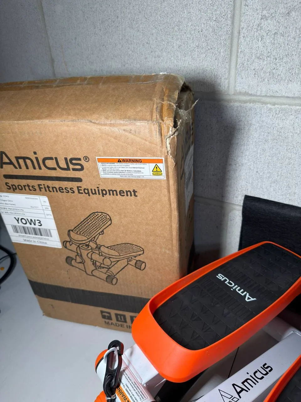 Amicus Mini Stepper for Exercise, Adjustable Hydraulic Stepper image indicator(4)