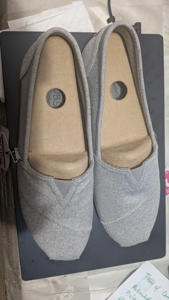 BOBS from Skechers Gray Flats Size 10