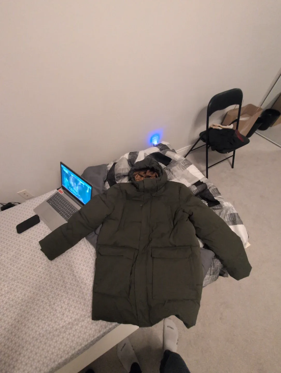 Men's parka Jacket - Olive Green image indicator(2)