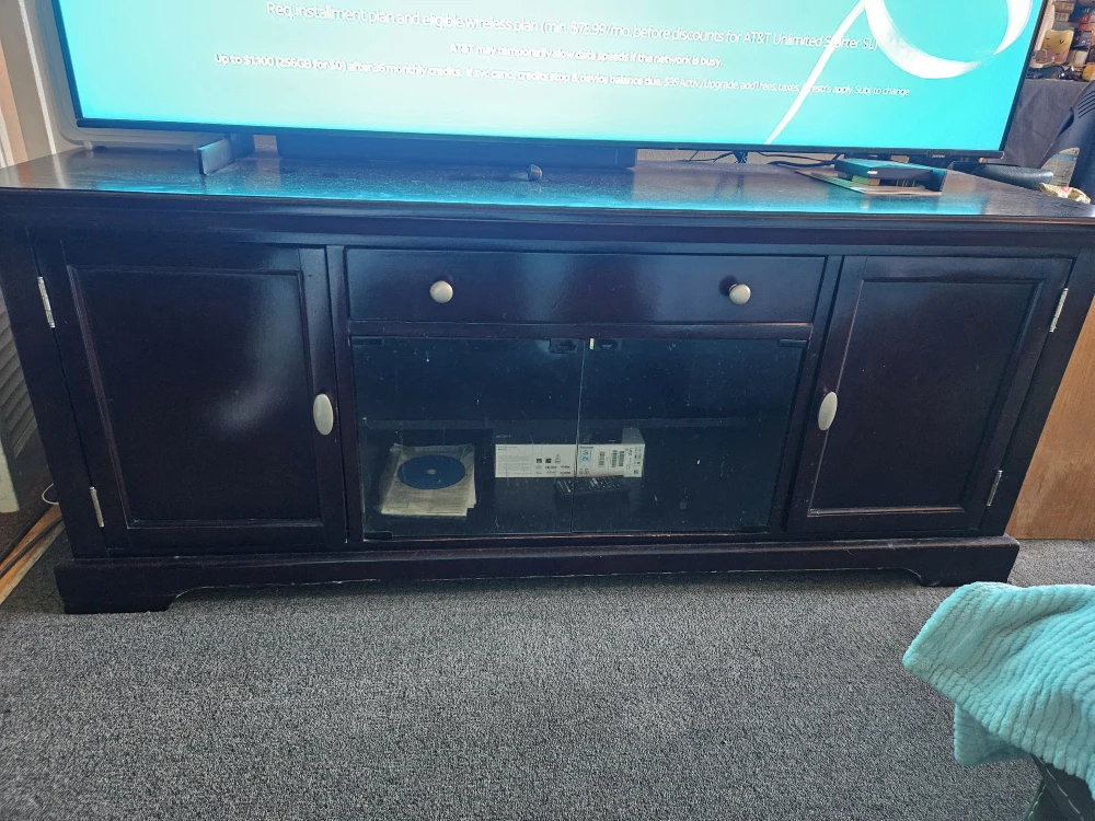 Dark Brown TV Stand