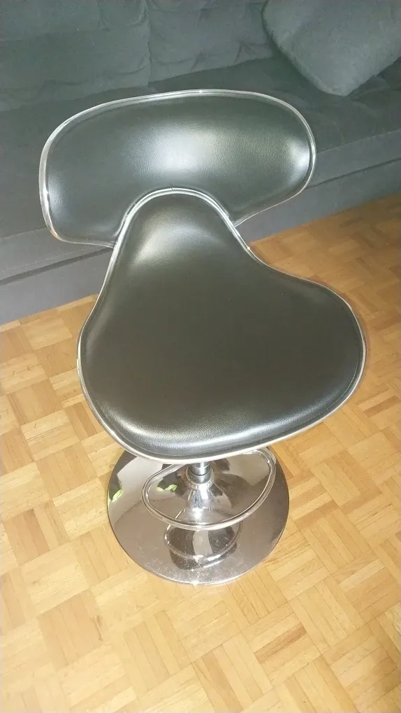 Black Swivel Bar Stool