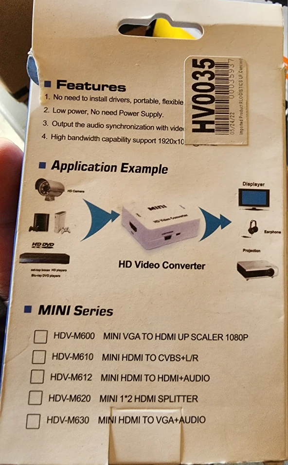 New MINI HD Video Converter - HDMI to VGA Adapter - photo 2