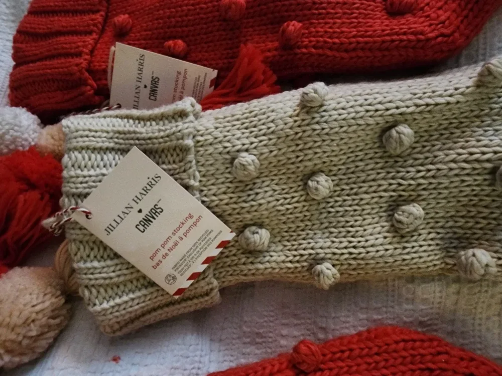 Jillian Harris CANVAS Pom Pom Stocking image indicator(3)