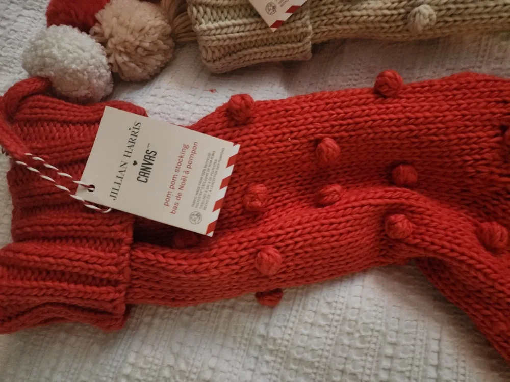 Jillian Harris CANVAS Pom Pom Stocking image indicator(5)