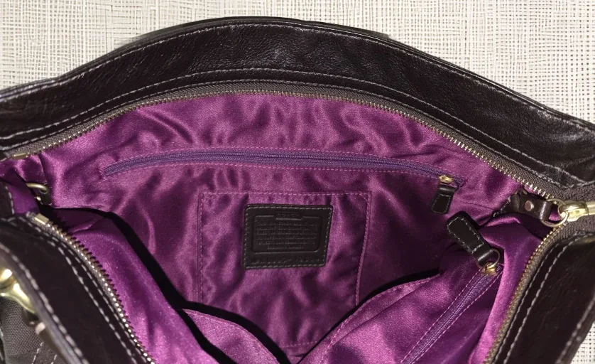 Coach Ergo Signature Hobo Brown 12674 image indicator(3)