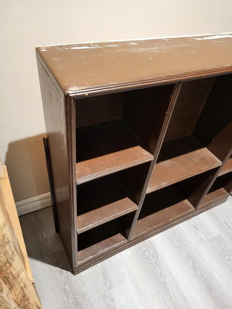 Brown Wooden Shelf Unit image indicator(2)