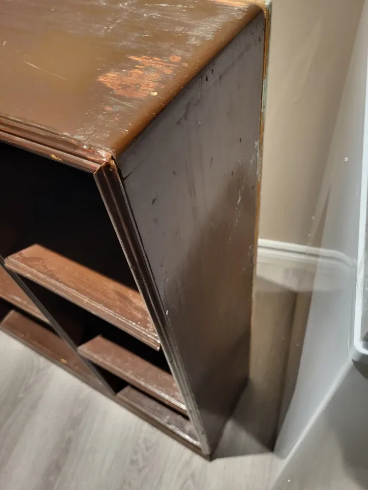 Brown Wooden Shelf Unit image indicator(3)