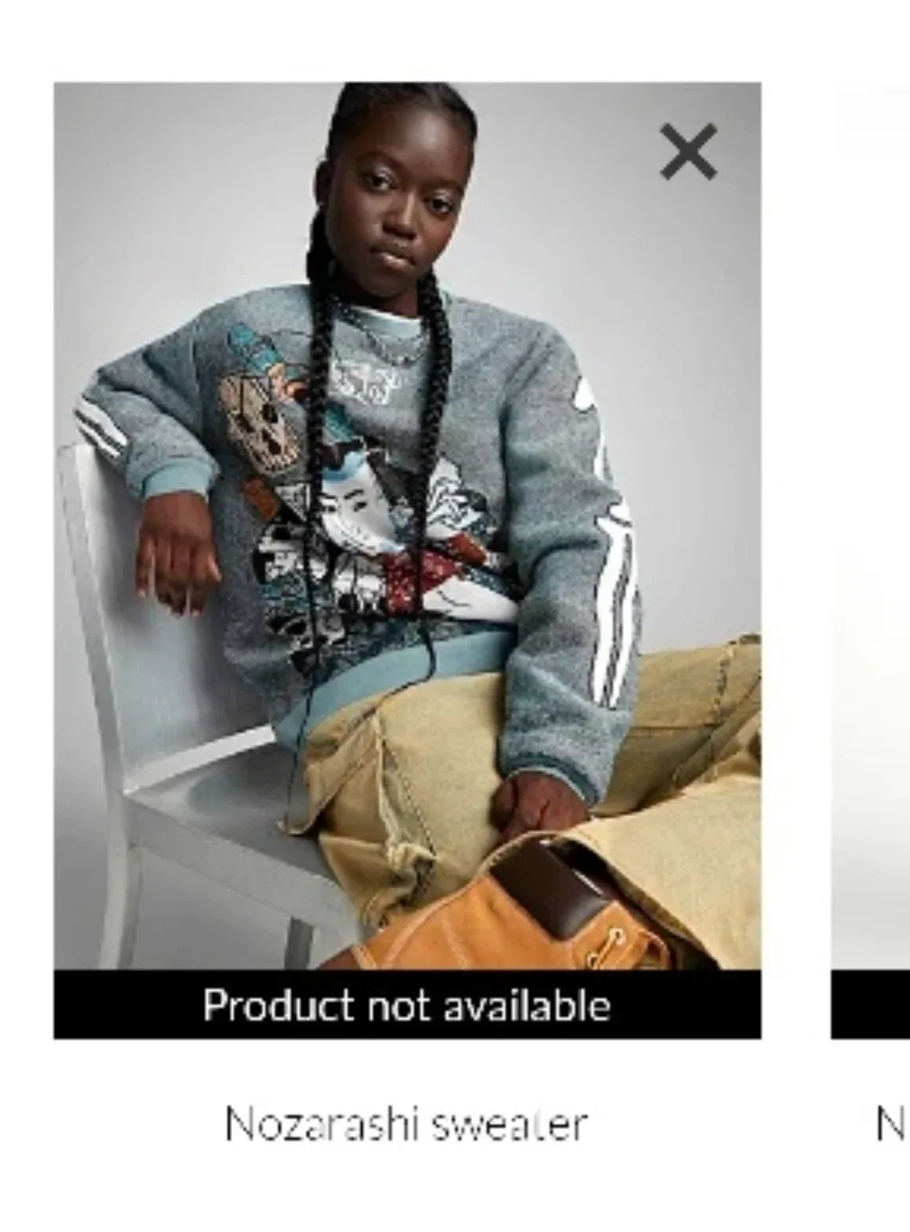 Samurai and Skull fleece lined oversized sweater (unisex) image indicator(9)