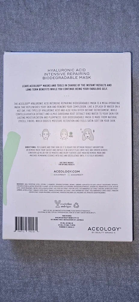 Aceology Hyaluronic Acid Mask - New! image indicator(2)