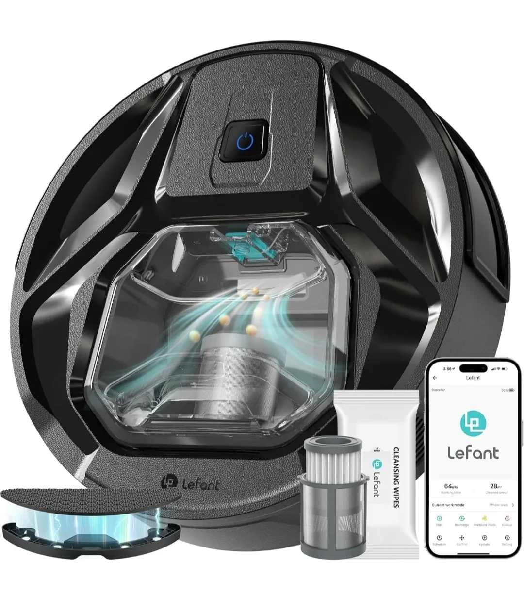 Lefant M320 Robot Vacuum - Powerful Suction
