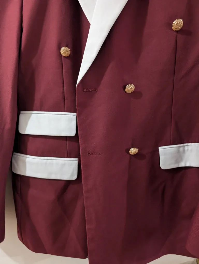 Claret XXL Suit - 70% Viscose, 30% Polyester BRAND NEW image indicator(3)