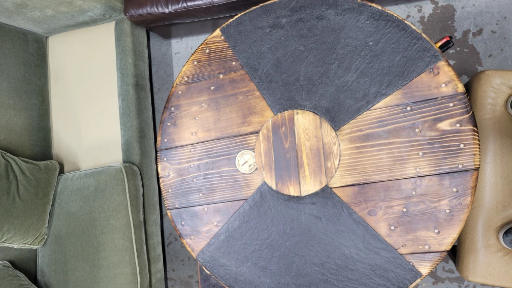 DKP Reno's & Delivery Wooden Round Table - photo 2