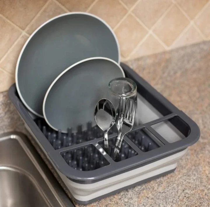 Home Basics Collapsible Dish Drainer - NEW image indicator(4)