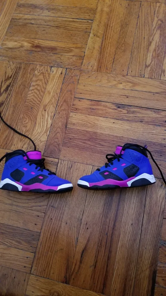 Jordan 6 Retro Little Flex PS Blue/Pink Size 11C