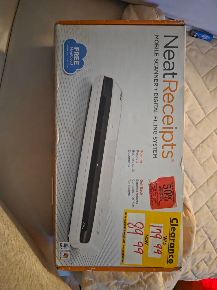 NeatReceipts Mobile Scanner + Digital Filing System thumbnail