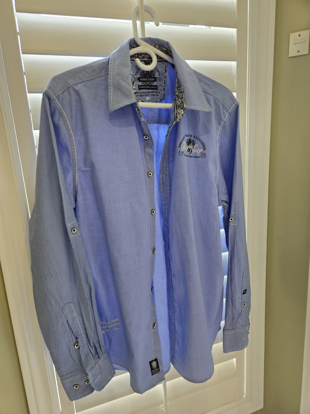 Point Zero 55 Royal Navy Blue Shirt - photo 2
