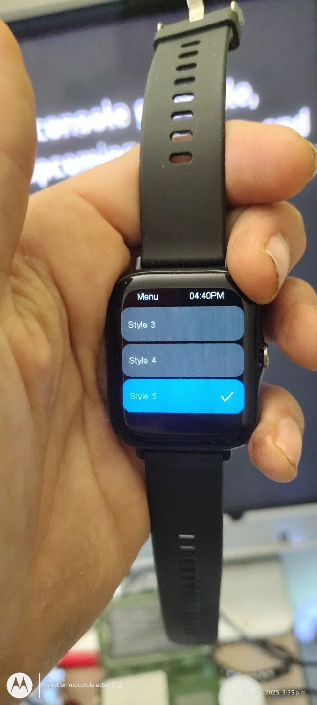 Black Smart Watch TB40D image indicator(3)