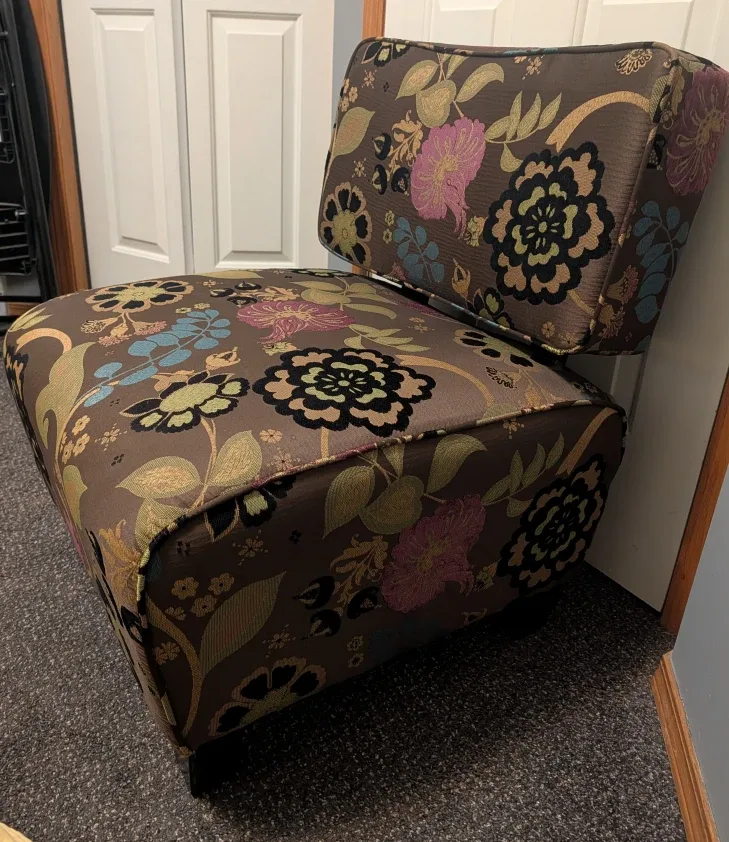 Floral Accent Chair